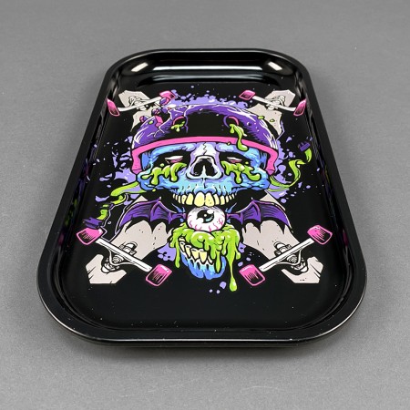 Rolling Tray - Skater Skull