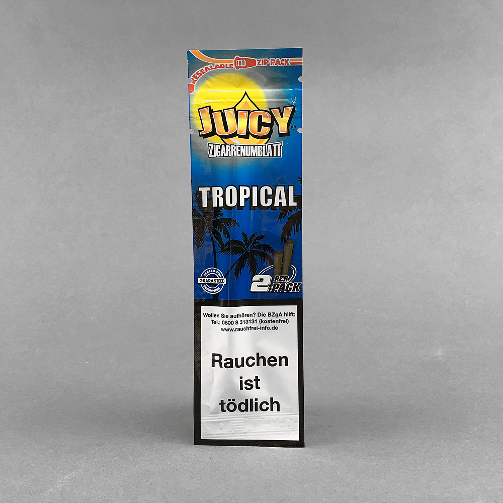 Feuilles Blunt Tropical Juicy Jays » Aromextrem