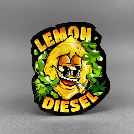 Mylar Zipper Bag - Lemon Diesel