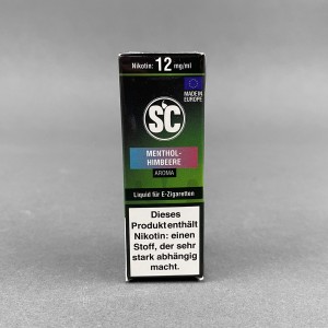 SC Liquid - Menthol-Himbeere - 12 mg/ml