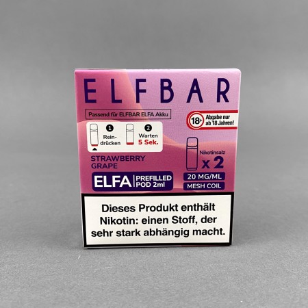 Elfbar ELFA Pods - Strawberry Grape