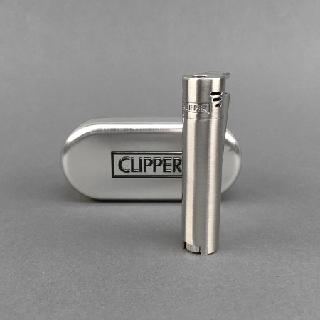 CLIPPER® Metal Jet Flame Silver